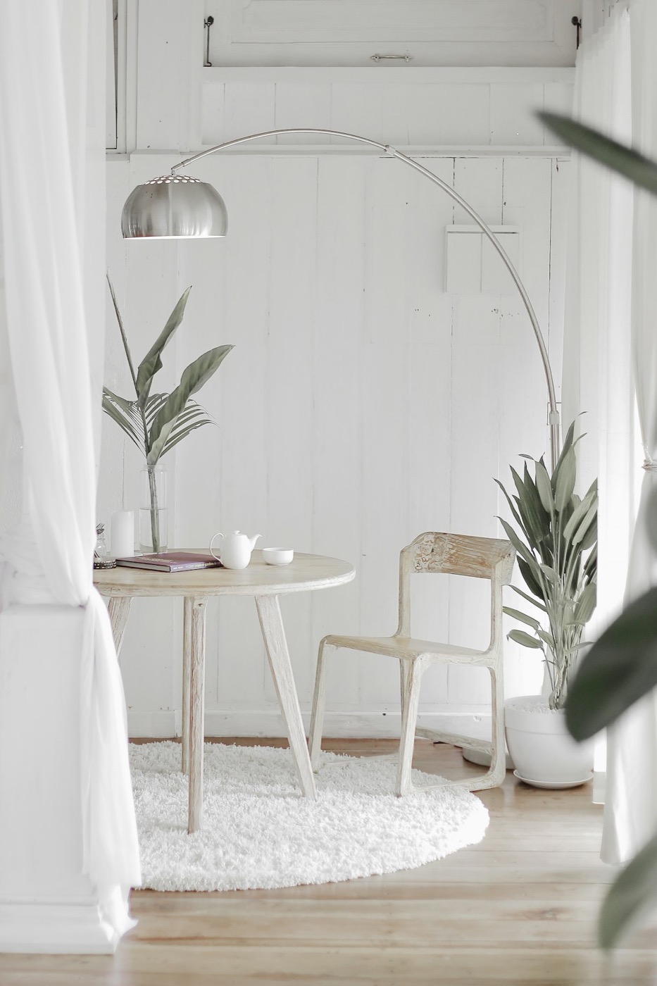 A calm, homely corner to read and unwind